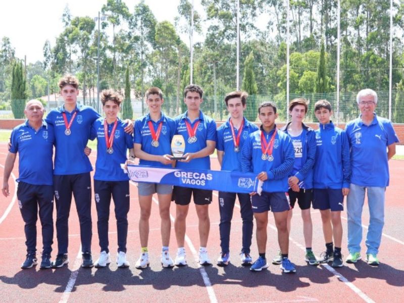 Atletismo: Grecas é campeão distrital masculino por equipas