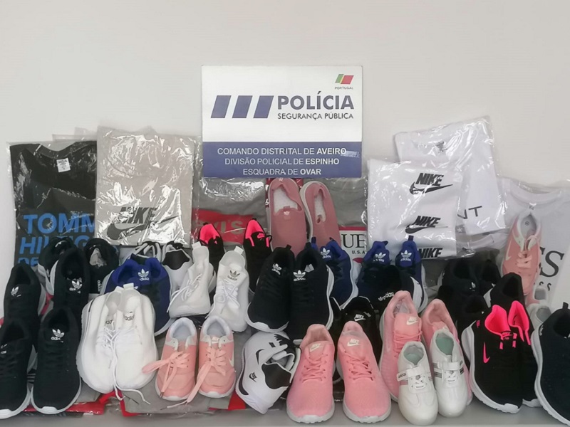 Apreendido material presumivelmente contrafeito