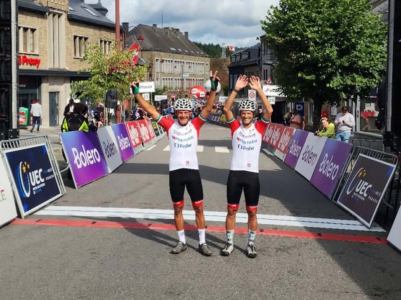Vagos: Atletas do Trepanelas vestem as cores nacionais no Campeonato da Europa de Gravel na Bélgica